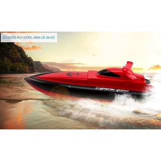Tàu thủy điều khiển Racing Boat (Cam phối trắng)
