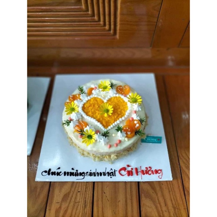 trang trí bánh kem sinh nhật [FREESHIP❤️] sét 100 bông hoa cúc đủ size 3-4-5cm