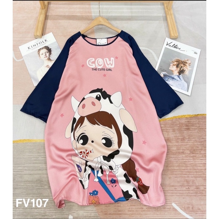 Đồ Ngủ Pijama Lụa Satin Váy Đầm Siêu Xinh, Mềm Mịn, Độc Lạ Khó Tìm, Sang Chảnh Hàn Quốc