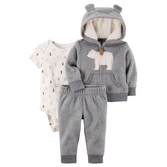 Sét 3 chi tiết bé trai size 18m
