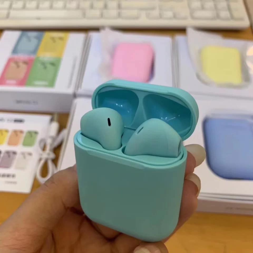 Tai nghe airpod mini i12 TWS Cảm Biến Vân Tay (Loại Nhám)