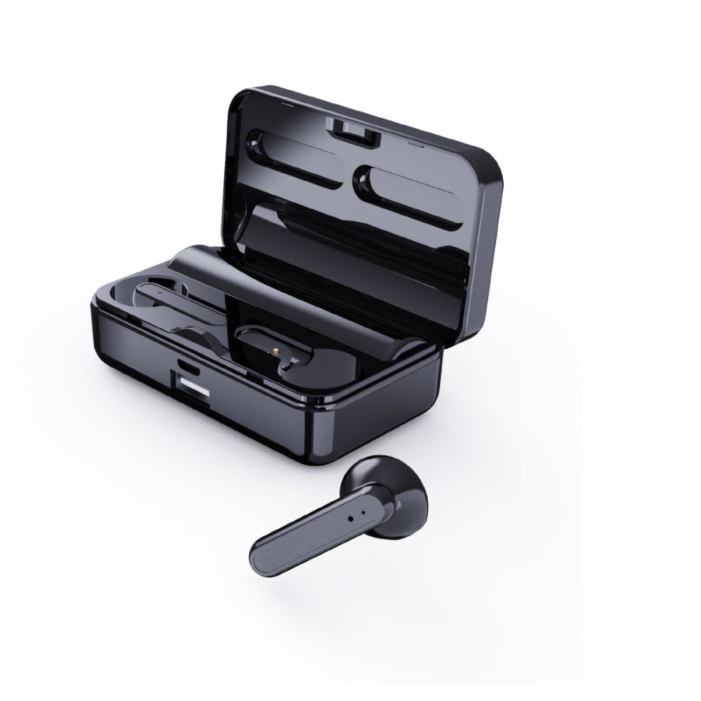 Tai Nghe Bluetooth TWS 5.0 Không Dây , tai nghe nhét tai phiên bản Quốc Tế Cảm Ứng Vân Tay ,thời gian sử dụng 4-6h
