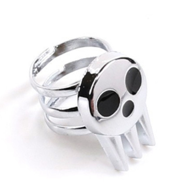 Nhẫn Họa Tiết Hoạt Hình Soul Eater Death The Kid Cho Nam Và Nữ