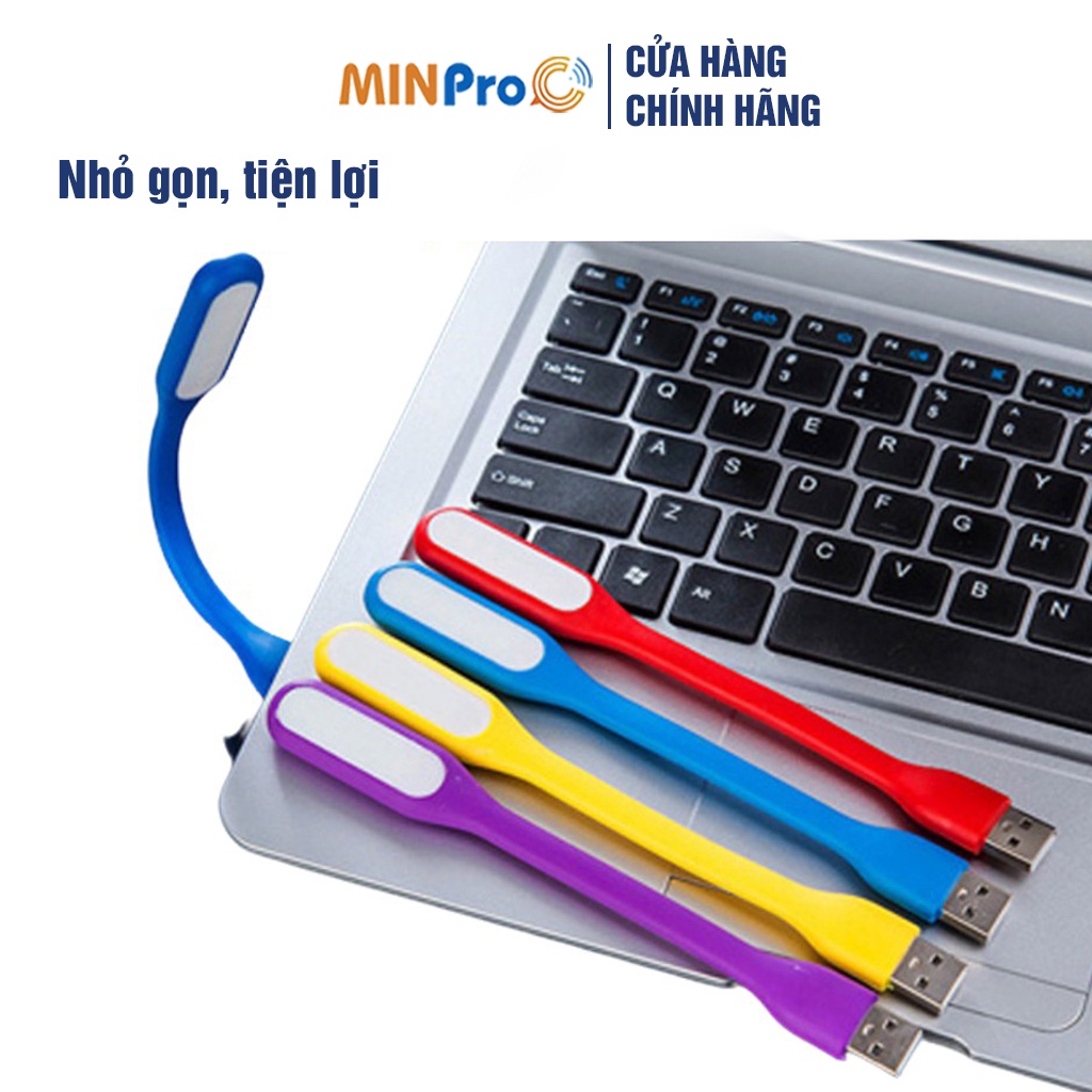 Đèn LED Usb đọc sách siêu sáng MINPRO cắm vào máy tính sạc dự phòng tiện lợi, gọn nhẹ