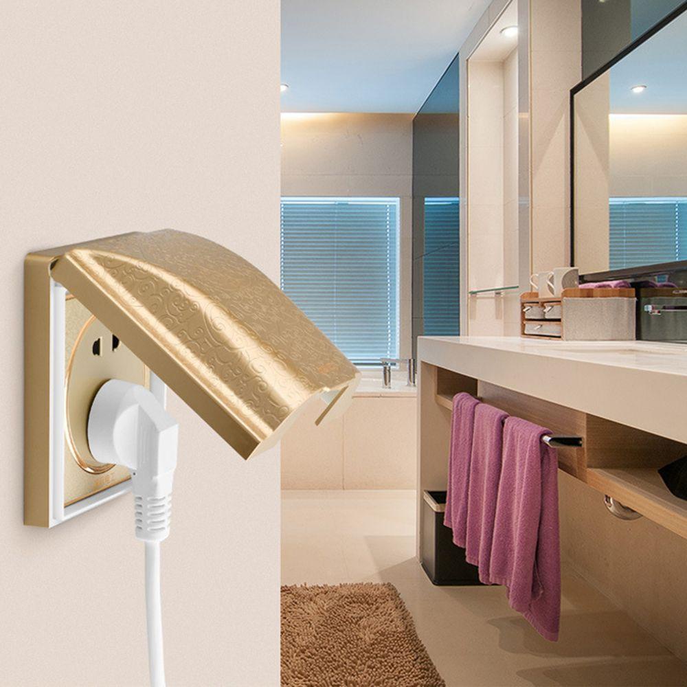 SUYO Hộp Trong Suốt Bảo Vệ Ổ Cắm Điện 86 Kiểu Chống Thấm Nước Tiện