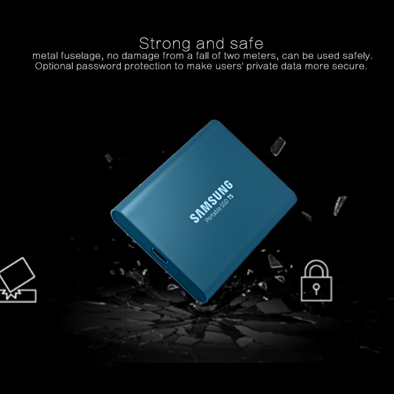 Ổ Đĩa Rời Đặc Biệt Di Động ssd 500gb usb3.1 1tb Cho Máy Tính Để Bàn samsung t5