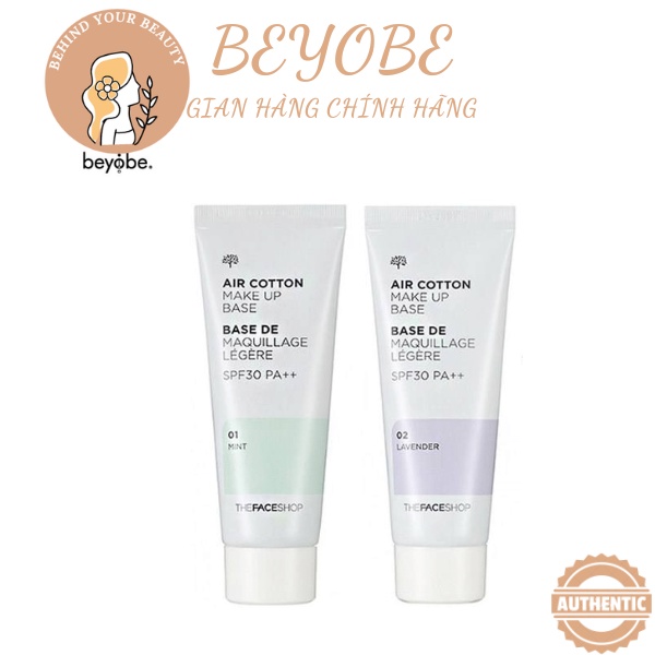 Kem Lót Trang Điểm THE FACE SHOP AIR COTTON