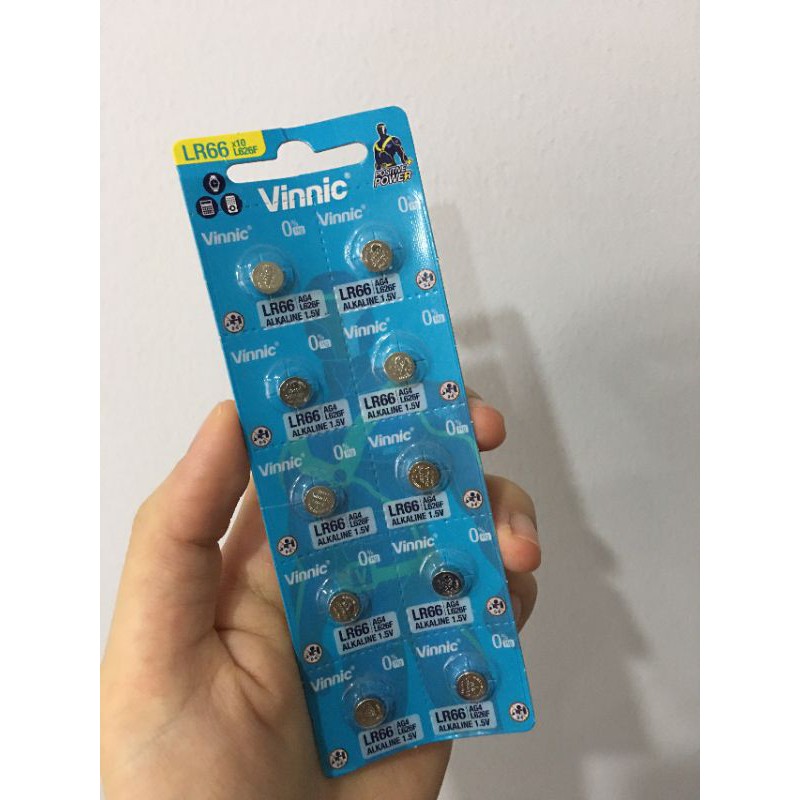 Vỉ pin Vinnic L621F LR60 AG1 SR621SW 621 364 164