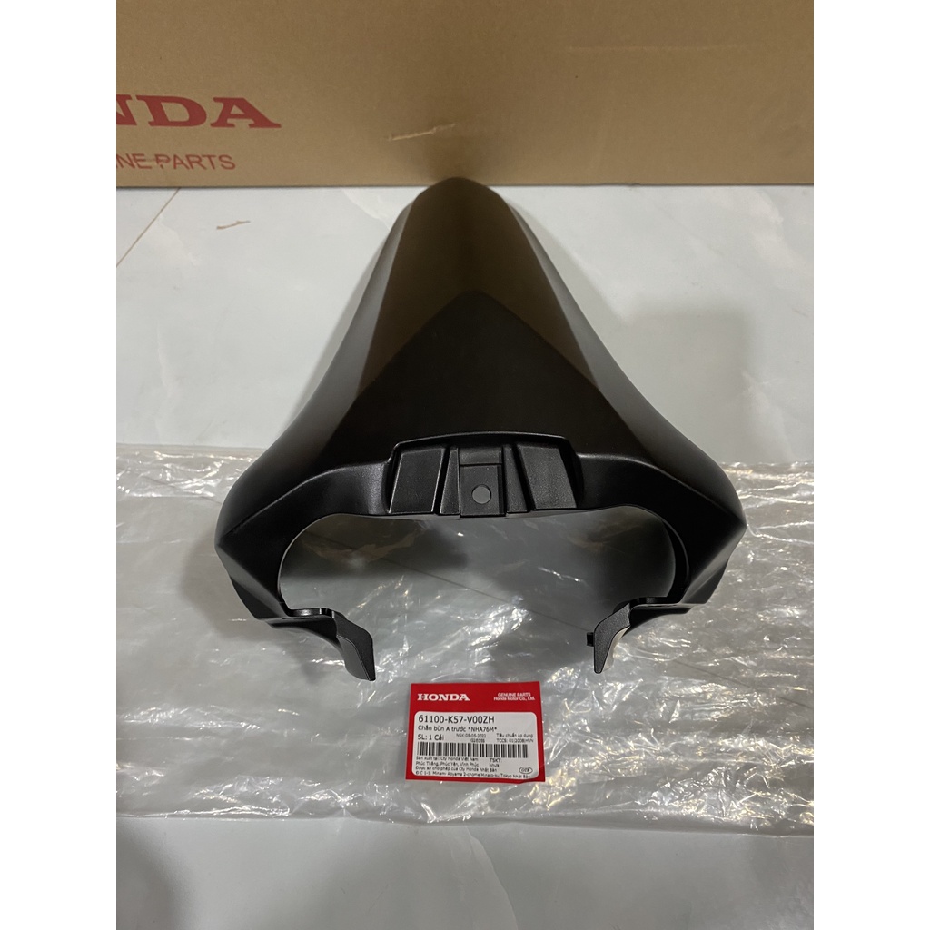 Chắn bùn A trước - dè trước HONDA BLADE Số năm 2019 màu Đen nhám. *NHA76M* 61100K57V00ZH