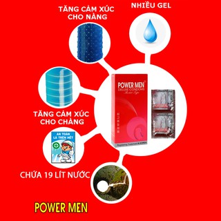 Bao cao su Powermen Rocket hộp 3 bcsro3