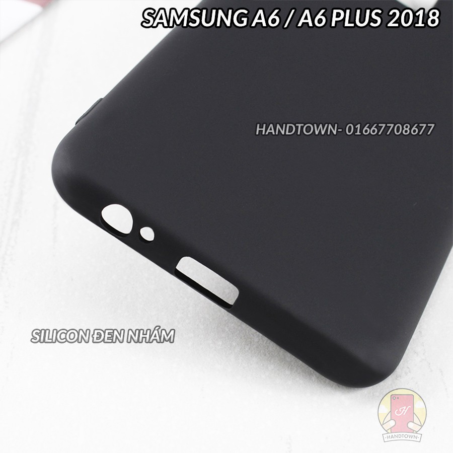 Ốp lưng Samsung A6 | A6 PLUS 2018 dẻo đen nhám chồng trầy