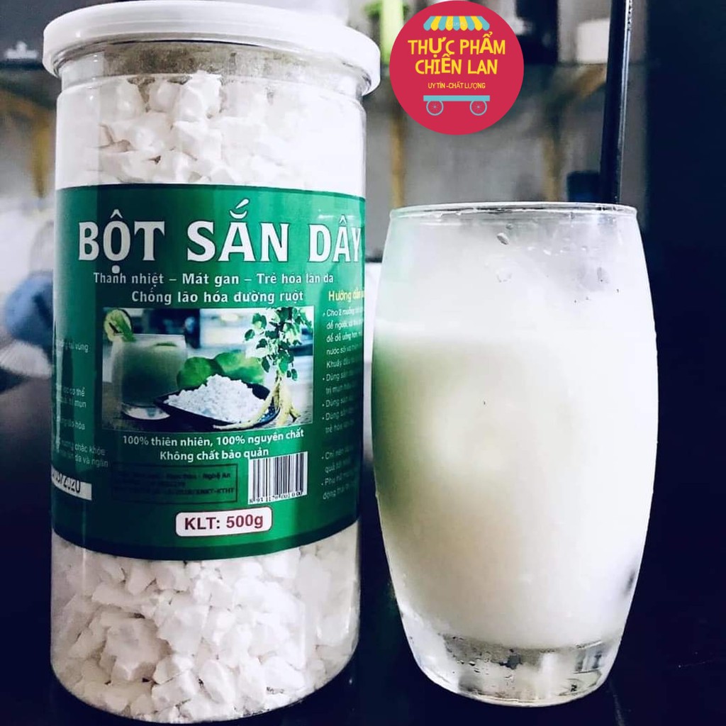 Tinh bột SẮN DÂY nguyên chất, mát gan, giải nhiệt, thanh lọc cơ thể, trẻ hoá làn da ,hết mụn (HÀNG LOẠI 1) | BigBuy360 - bigbuy360.vn