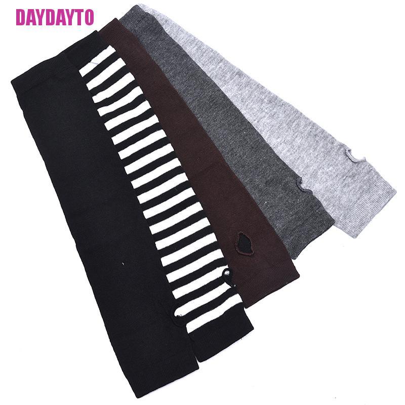 Găng Tay Dài Hở Ngón Giữ Ấm Thời Trang Cho Nữ