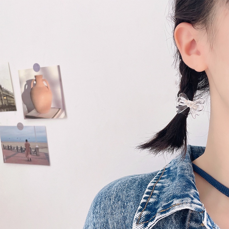 Kẹp tóc thời trang kiểu nơ phong cách Nhật Hàn xinh xắn dễ phối đồ dành cho nữ