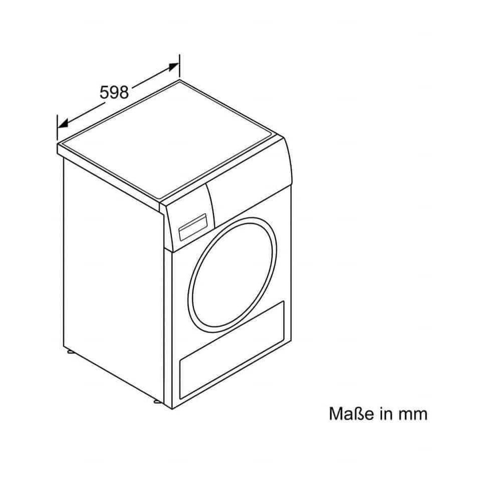 Máy sấy quần áo Bosch WTW87541 serie 8 (Loại 9kg)