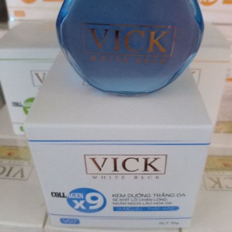 Kem Vick: kem dưỡng trắng da ngăn ngừa lão hoá 15gr