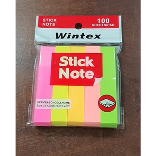 Giấy note phân trang 5 màu, 3 màu
