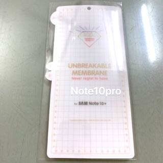 Miếng dán dẻo ppf cho galaxy note 10 plus/ note 10+ full mang hình bảo vệ máy