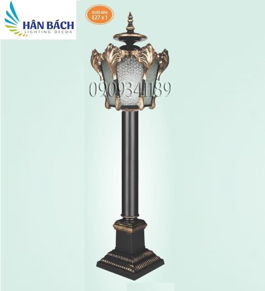 Đèn trụ sân vườn,đèn trụ ngoài trời, đèn ngoại thất - KÈM BÓNG