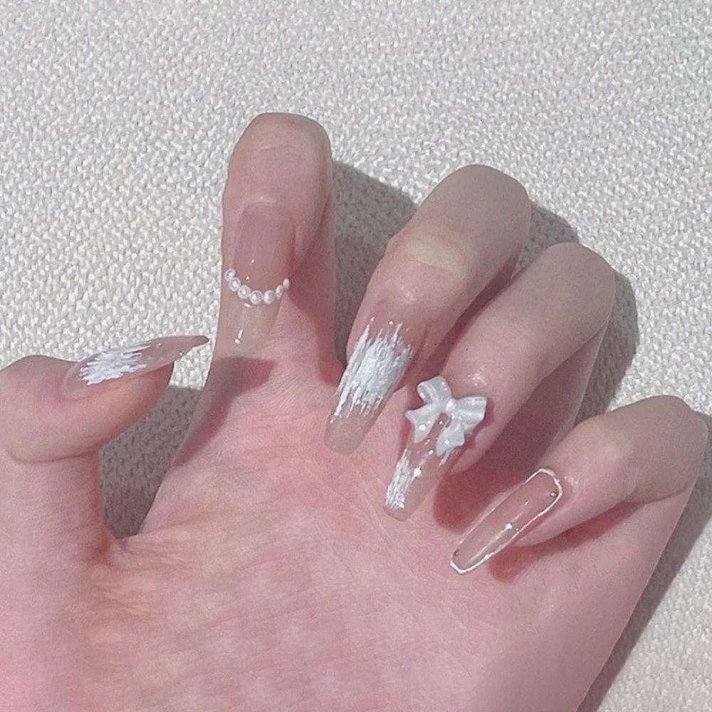 Hộp 24 Móng Tay Giả Che Phủ Toàn Diện Tháo Rời Được MIHAN1