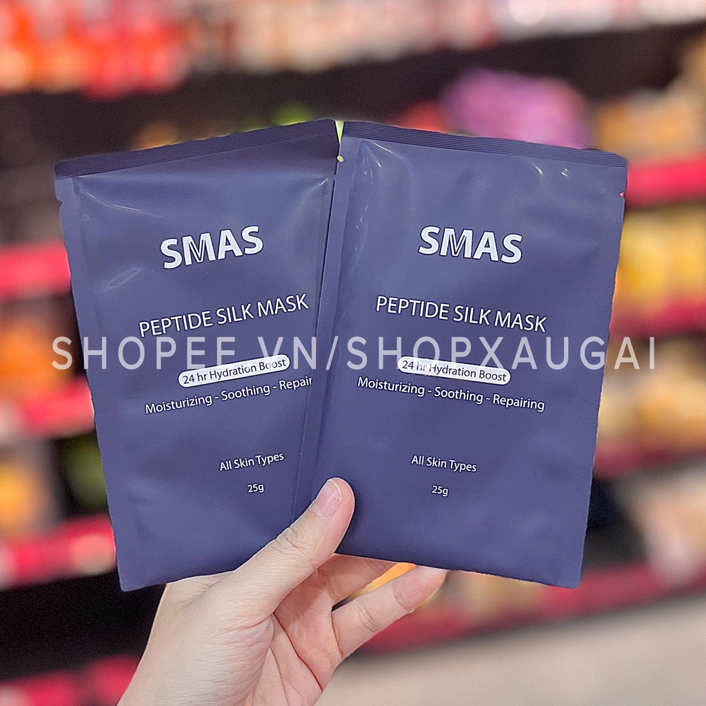 Mặt nạ dưỡng và phục hồi da SMAS Peptide Silk Mask 1 miếng