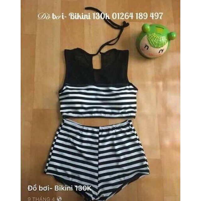 Bikini ba lỗ phối lưới