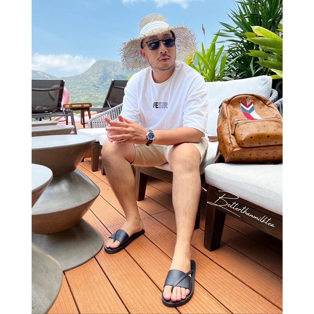 Dép sandal xỏ ngón quai ngang basic