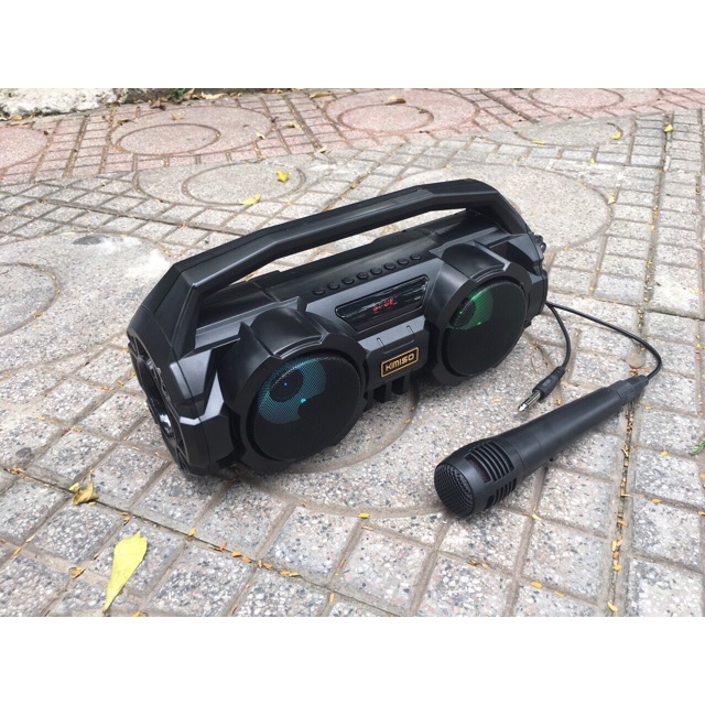 Loa bluetooth kèm míc hát Hadu