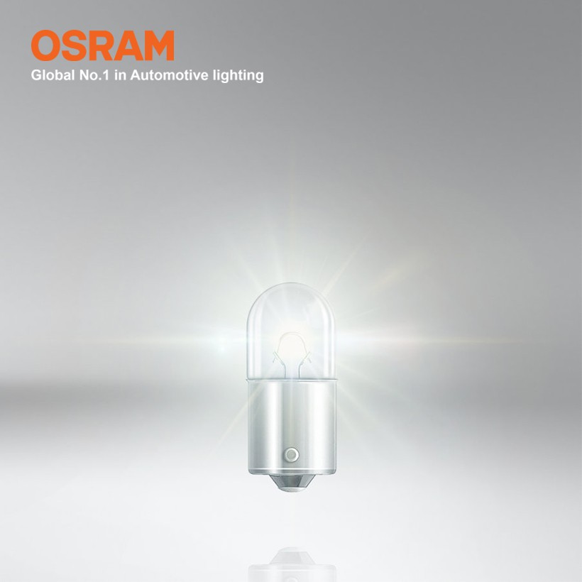 Bóng đèn xi nhan 1 tim OSRAM ORIGINAL R10W 12v 10w (chân thẳng)
