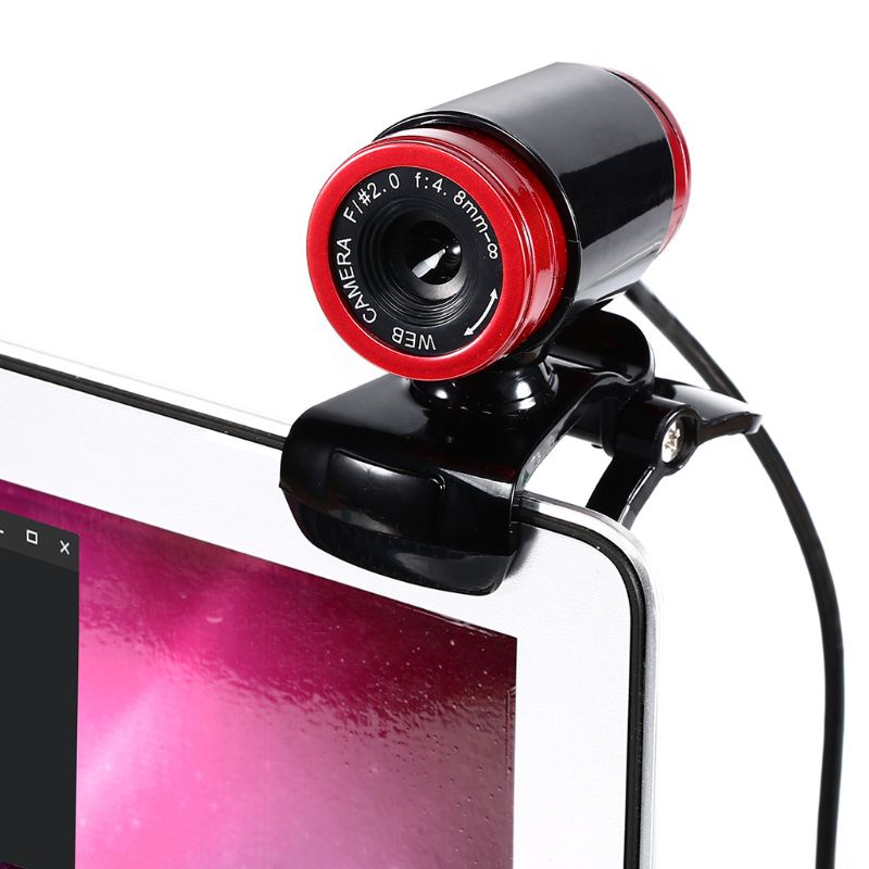 Webcam kỹ thuật số cổng USB xoay 360 độ có kẹp gắn micro cho máy tính PC laptop TV Box | BigBuy360 - bigbuy360.vn