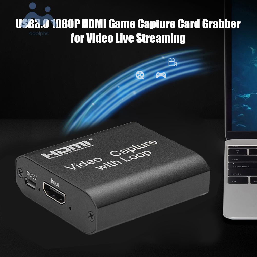 Card Ghi Hình Adolphs 1080p 4k Hdmi-Comp Usb 2.0