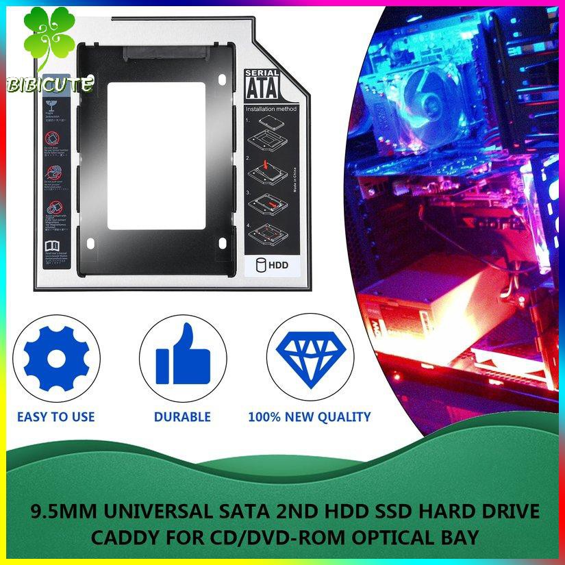 Khay Đựng Ổ Cứng Sata 2nd Hdd Ssd 9.5mm Cho Cd / Dvd-Rom