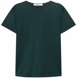 Áo thun cổ tròn, 100% cotton cao cấp, màu đen – 014