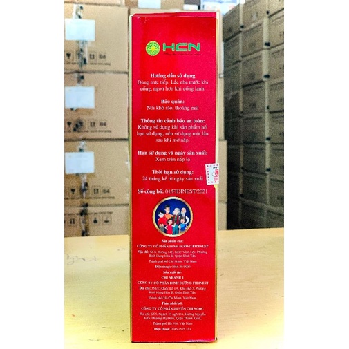 Yến sào nguyên chất từ thiên nhiên, yến sào thiên nhiên đường phèn HOGI, hộp 6 lọ x 70ml