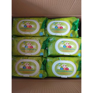 Khăn ướt lau tay có cồn ABC 80 miếng/bao