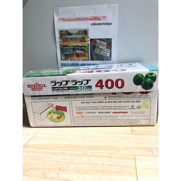❤️❤️ Màng Bọc Thực Phẩm Laspalm 30cmx400 - MBTP50006095