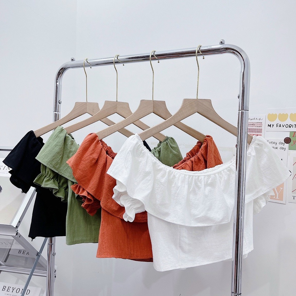 Set trễ vai sexy siêu hot, set đi biển vai bèo CEN FASHION