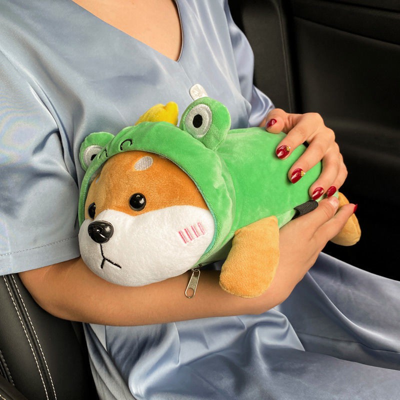 Hộp Đựng Khăn Giấy Đa Năng Dùng Trên Xe Ô Tô Kiểu Hoạt Hình Dễ Thương