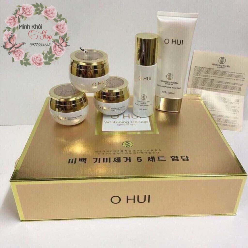 Bộ mỹ phẩm OHUI cao cấp Hàn Quốc (Bộ 5 sản phẩm ngăn ngừa nám, tàn nhang, làm trắng da )
