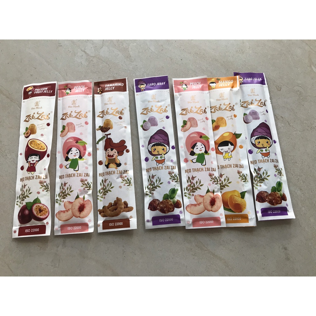 [ Giòn dai ] Combo 5000g Thạch Hoa quả  Zai Zai siêu đã nghiền
