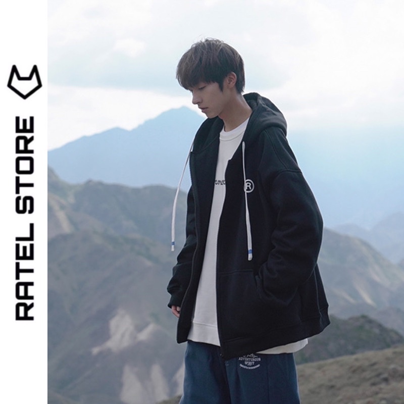 Áo Khoác Local Brand Jacket Hoodie Zip Nỉ Thu Đông Nam Nữ &quot; Chữ R &quot; Unisex Form Rộng