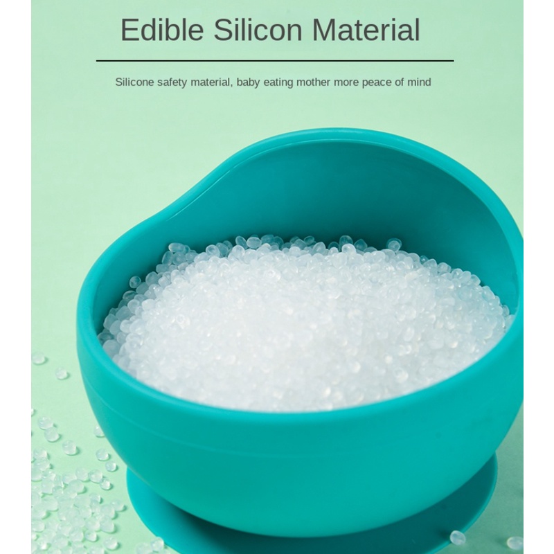 Bát Ăn Bằng Silicone Có Đế Hút Thiết Kế Dễ Thương Cho Trẻ Em