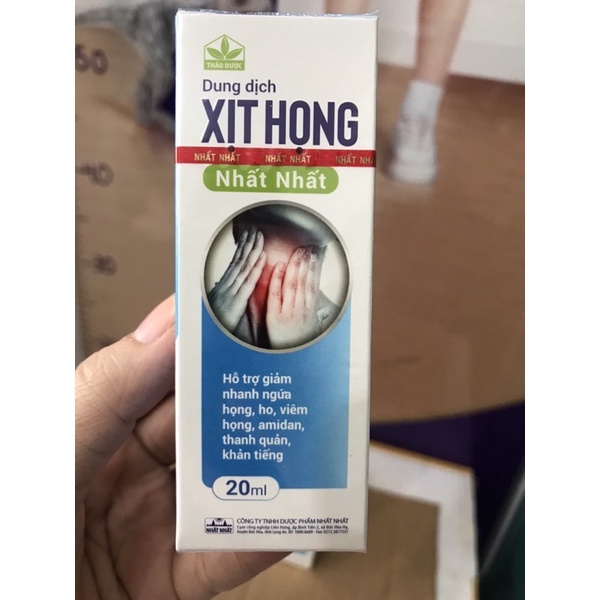 XỊT HỌNG NHẤT NHẤT  - HỖ TRỢ GIẢM HO, NGỨA HỌNG, KHẢN TIẾNG