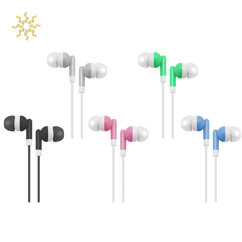 MP3/4/5 In-ear Color Music Earphones Mobile Music Earphones LQZ