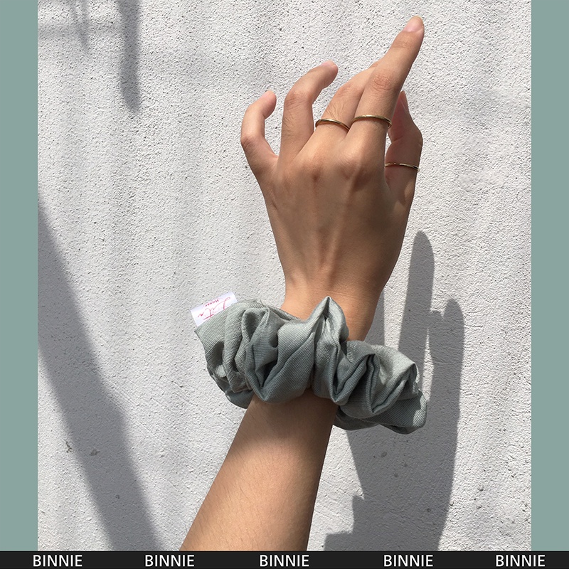 BINNIE - Dây chun buộc tóc Linen Scrunchies Handmade
