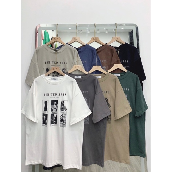 Áo thun hình 3D chữ LIMITED - 3158 dày phông unisex