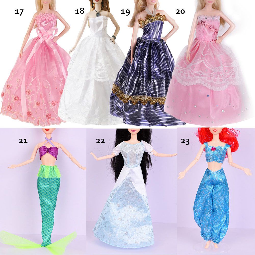 Đầm thời trang diy thiết kế dành cho cho búp bê 30cm