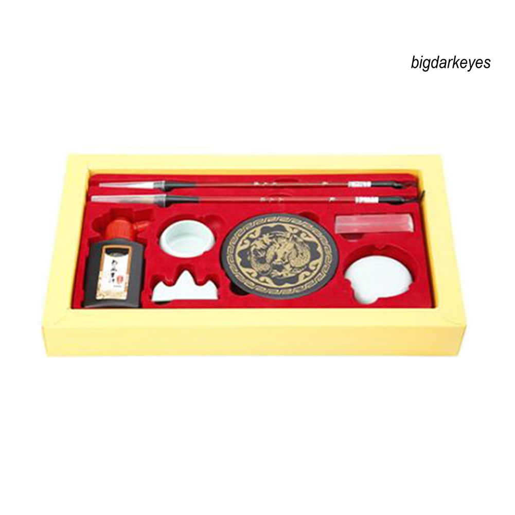 Nyt-bộ Con Dấu Thư Pháp Trung Quốc Kèm Đá Mực Luyện Viết Chữ Trung Quốc