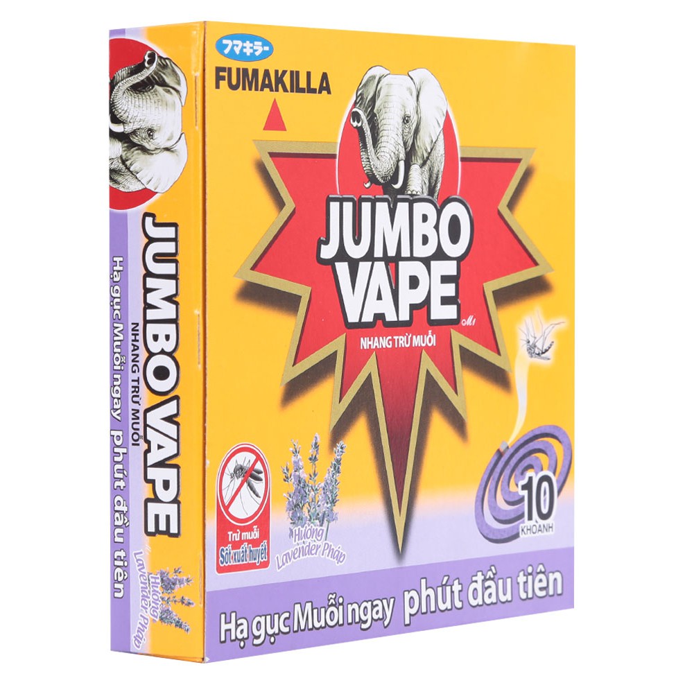 CHÍNH HÃNG NHANG MUỖI JUMBO VAPE NHẬT BẢN