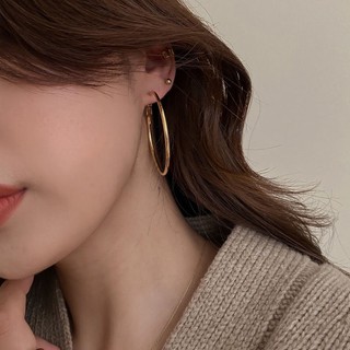 Bông tai Hoop mảnh nhiều size